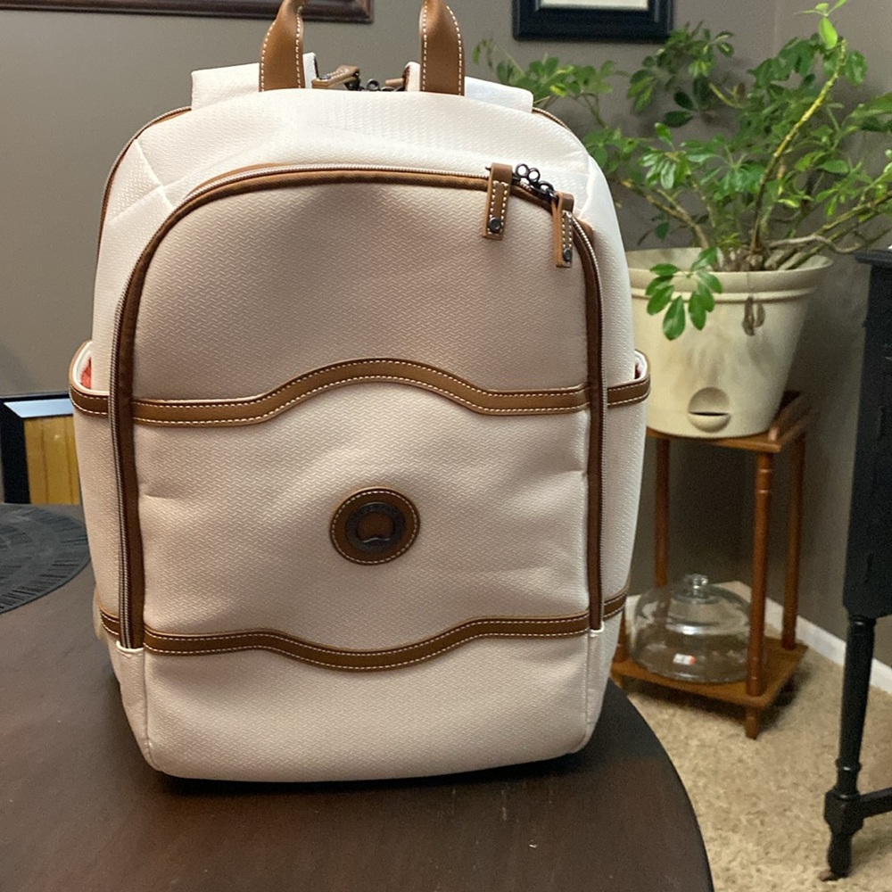 DELSEY Paris Chatelet 2.0 Travel Laptop Backpack, Angora NWOT